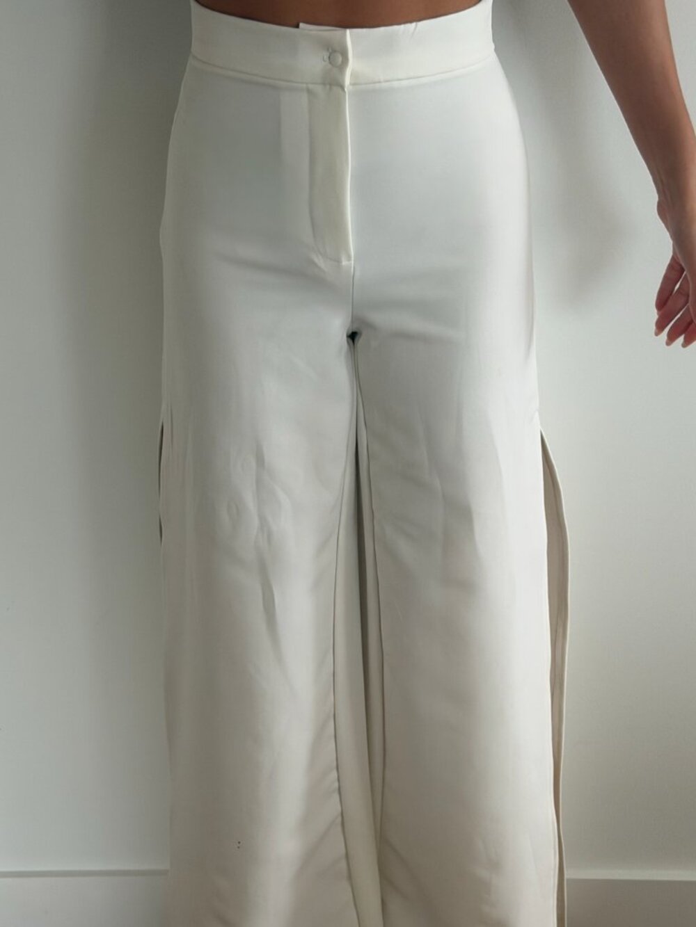 Flared Open Pants